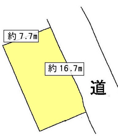 梅ノ辻39.33坪地形図
